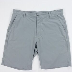 Footjoy Golf Shorts Men's 36 Gray Stretch Performance Flat Front Short